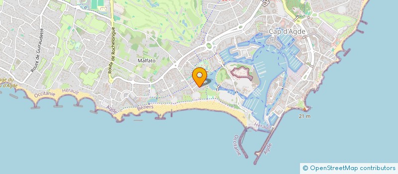 localisation de l'entreprise MONSIEUR THOMAS DEMISIEUX  AGDE