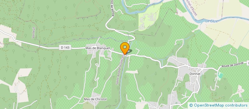 localisation de l'entreprise MONSIEUR THOMAS DEMOULIN  SAINT-ANDRE-D'OLERARGUES