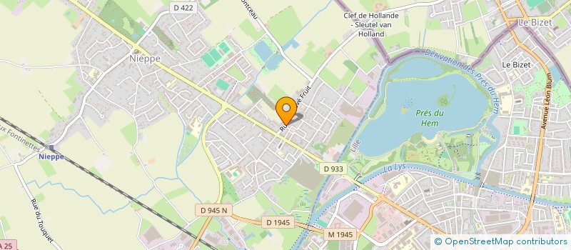 localisation de l'entreprise MONSIEUR THOMAS DENEUCHE  NIEPPE