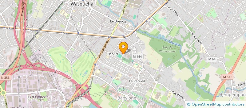 localisation de l'entreprise MONSIEUR THOMAS DENEUX à VILLENEUVE-D'ASCQ