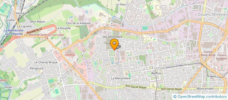 localisation de l'entreprise MONSIEUR THOMAS DENIAU  SAINT-CYR-SUR-LOIRE