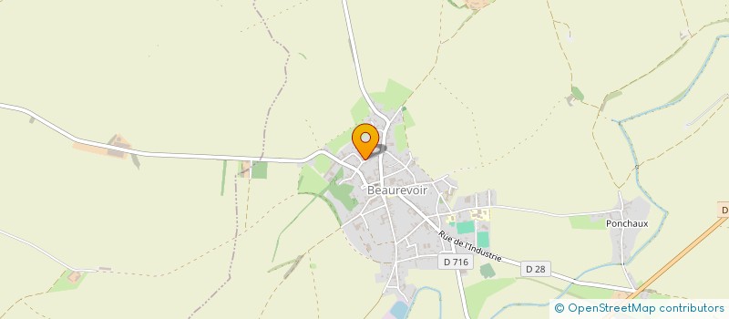 localisation de l'entreprise MONSIEUR THOMAS DENIS  BEAUREVOIR