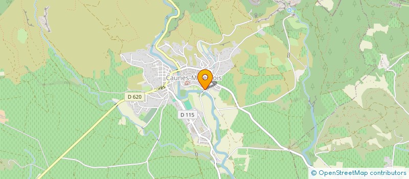 localisation de l'entreprise MONSIEUR THOMAS DENIZET  CAUNES-MINERVOIS