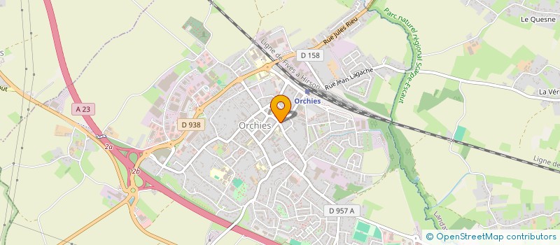 localisation de l'entreprise MONSIEUR THOMAS DENNEULIN  ROOST-WARENDIN