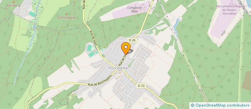 localisation de l'entreprise MONSIEUR THOMAS DEPIERRE  PORCELETTE