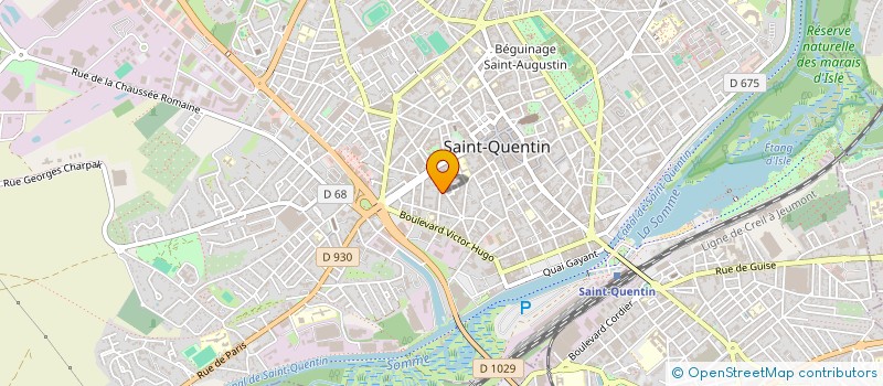 localisation de l'entreprise MONSIEUR THOMAS DERMONT à SAINT-QUENTIN