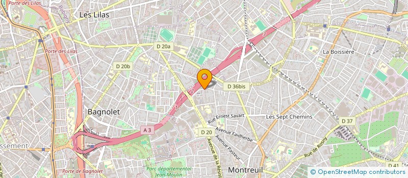 localisation de l'entreprise MONSIEUR THOMAS DERRAR à MONTREUIL