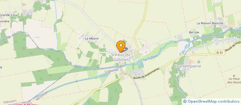 localisation de l'entreprise MONSIEUR THOMAS DESAVIS-CARREIRO  SCEAUX-DU-GATINAIS