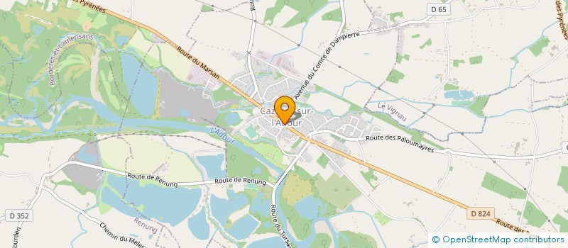 localisation de l'entreprise MONSIEUR THOMAS DESBLANS  CAZERES-SUR-L'ADOUR