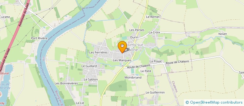 localisation de l'entreprise MONSIEUR THOMAS DESCAILLOTS  MESSIMY-SUR-SAONE