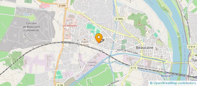 localisation de l'entreprise MONSIEUR THOMAS DESCAMPS  BEAUCAIRE