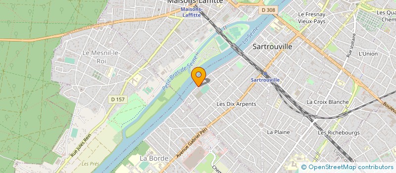 localisation de l'entreprise MONSIEUR THOMAS DESCAMPS  SARTROUVILLE