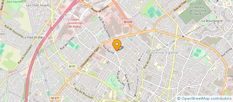 localisation de l'entreprise MONSIEUR THOMAS DESCAMPS  TOURCOING