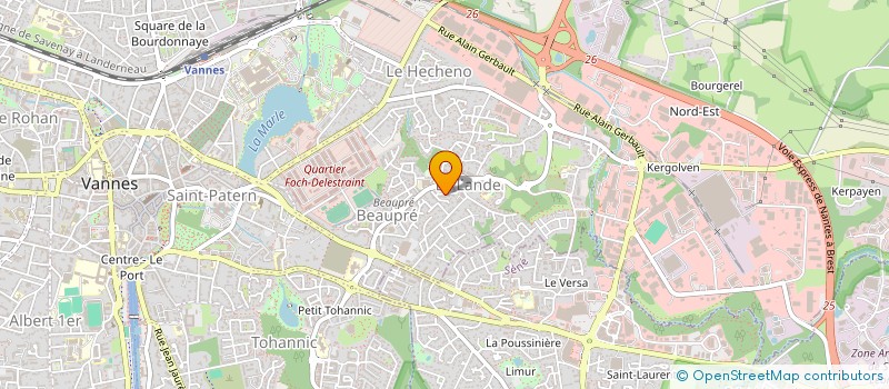localisation de l'entreprise MONSIEUR THOMAS DESCARPENTRIES  VANNES