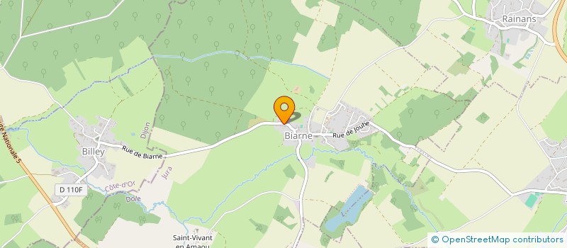 localisation de l'entreprise MONSIEUR THOMAS DESCHAMPS  BIARNE