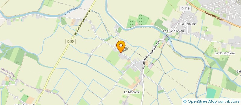 localisation de l'entreprise MONSIEUR THOMAS DESLANDES  MAZE-MILON