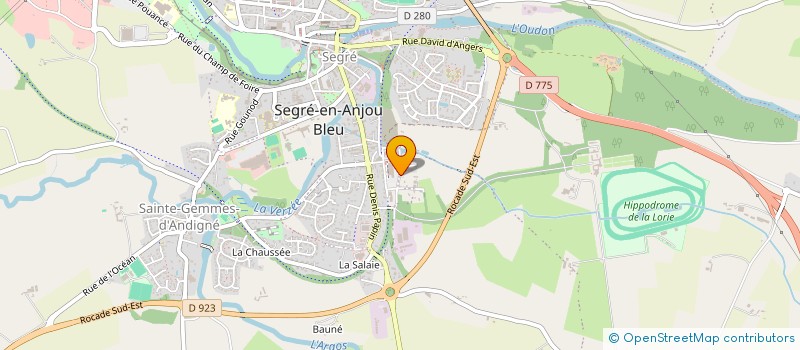 localisation de l'entreprise MONSIEUR THOMAS DESOINDRE à SEGRE-EN-ANJOU BLEU