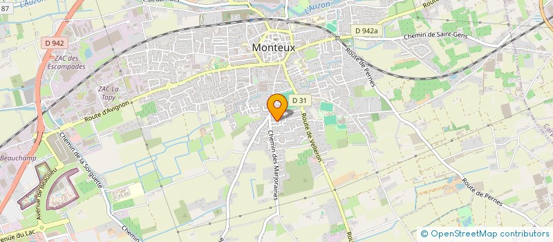 localisation de l'entreprise MONSIEUR THOMAS DESSAUVAGES à MONTEUX