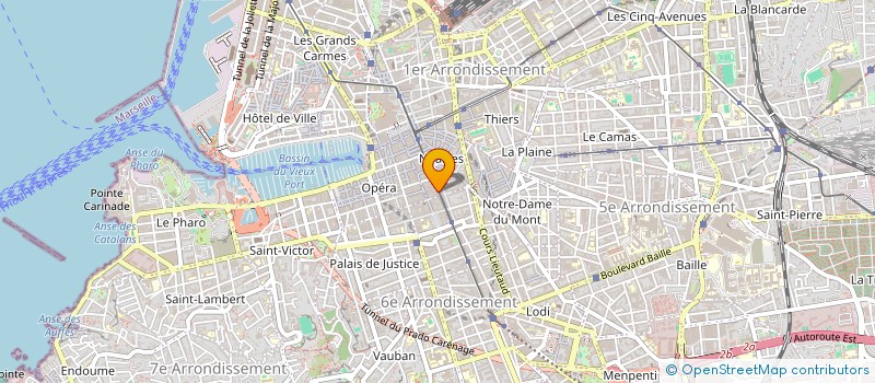localisation de l'entreprise MONSIEUR THOMAS DESTRE  MARSEILLE