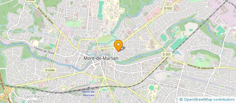 localisation de l'entreprise MONSIEUR THOMAS DESTRUHAUT  MONT-DE-MARSAN