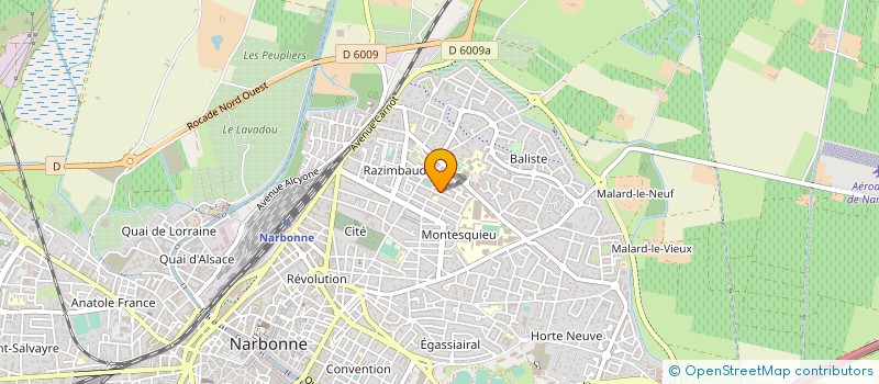 localisation de l'entreprise MONSIEUR THOMAS DESVIGNES à NARBONNE