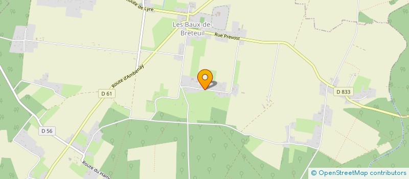 localisation de l'entreprise MONSIEUR THOMAS DEVREUX  LES BAUX-DE-BRETEUIL