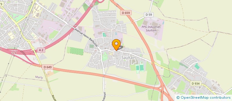 localisation de l'entreprise MONSIEUR THOMAS DEWATINES  SAULTAIN