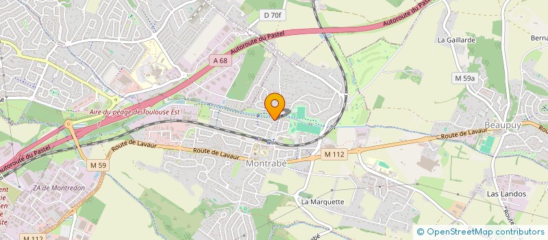 localisation de l'entreprise MONSIEUR THOMAS DHEILLY  SAINT-GAUZENS