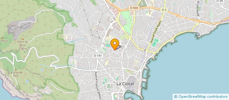 localisation de l'entreprise MONSIEUR THOMAS DI GIACOMO  LA CIOTAT