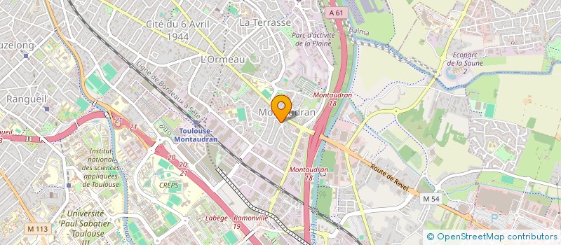 localisation de l'entreprise MONSIEUR THOMAS DIAS à TOULOUSE