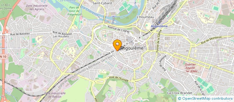 localisation de l'entreprise MONSIEUR THOMAS DIAZ à ANGOULEME