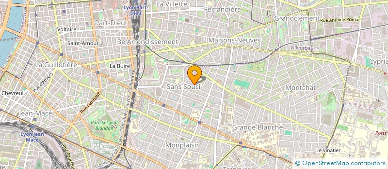 localisation de l'entreprise MONSIEUR THOMAS DIEHL  LYON