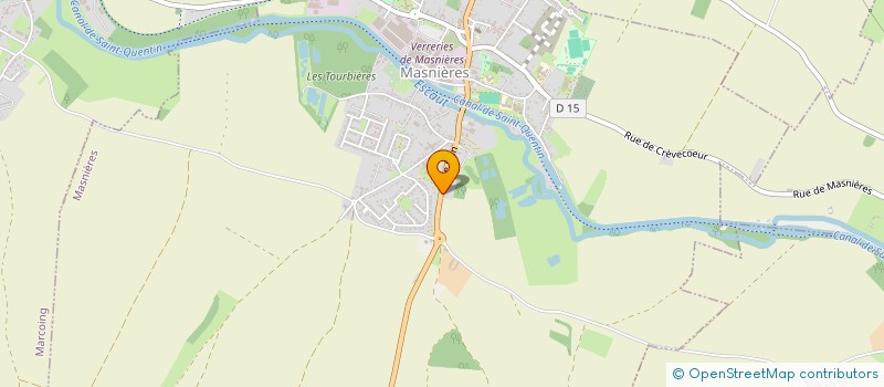 localisation de l'entreprise MONSIEUR THOMAS DIEUX  MASNIERES