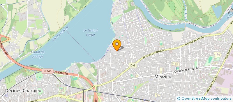 localisation de l'entreprise MONSIEUR THOMAS DJENNETIAN  MEYZIEU