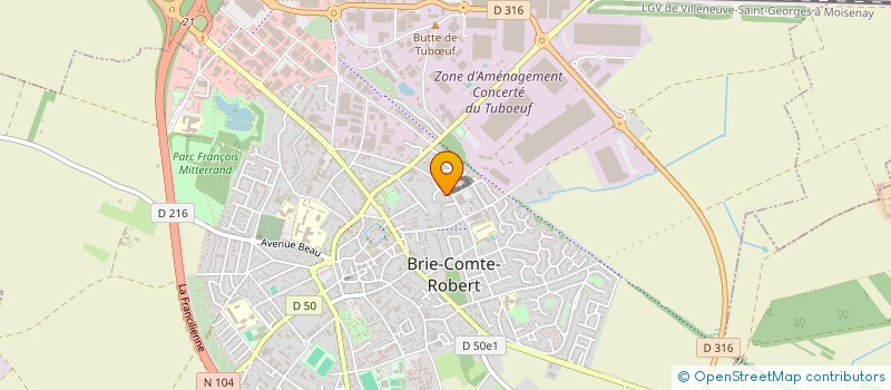 localisation de l'entreprise MONSIEUR THOMAS DOBEL  BRIE-COMTE-ROBERT