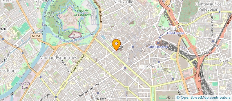 localisation de l'entreprise MONSIEUR THOMAS DOMART  LILLE