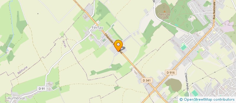 localisation de l'entreprise MONSIEUR THOMAS DOMBROWSKI  FERFAY