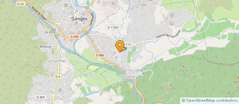 localisation de l'entreprise MONSIEUR THOMAS DOMENECH  LAROQUE