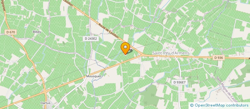 localisation de l'entreprise MONSIEUR THOMAS DOMEZIL  SAINT-PEY-D'ARMENS