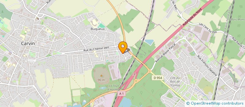 localisation de l'entreprise MONSIEUR THOMAS DOMIRSKI  CARVIN