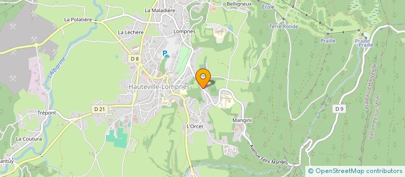 localisation de l'entreprise MONSIEUR THOMAS DOMON  PLATEAU D'HAUTEVILLE