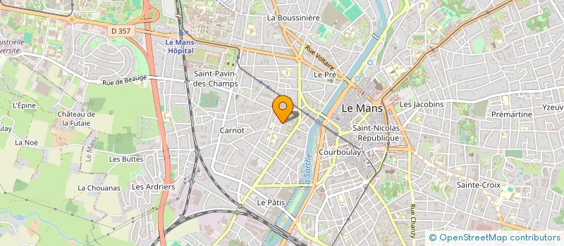 localisation de l'entreprise MONSIEUR THOMAS DONADIO  LE MANS