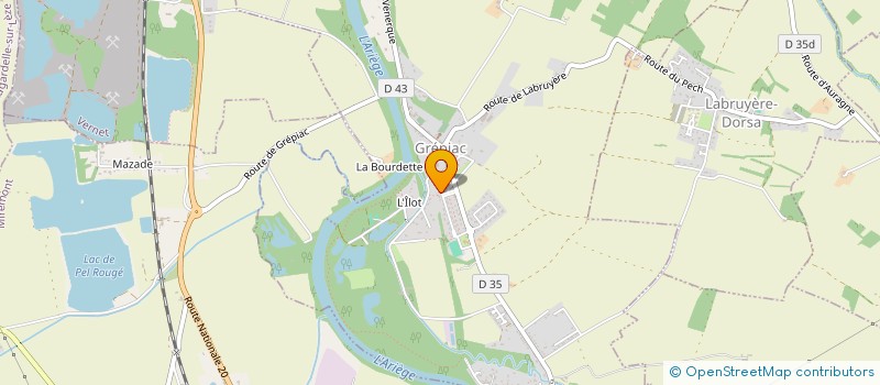 localisation de l'entreprise MONSIEUR THOMAS DONNY  GREPIAC