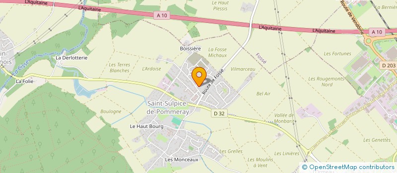 localisation de l'entreprise MONSIEUR THOMAS DORION à SAINT-SULPICE-DE-POMMERAY