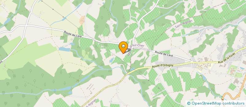 localisation de l'entreprise MONSIEUR THOMAS DOS SANTOS  MAREUIL-SUR-CHER