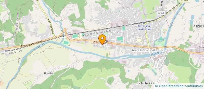 localisation de l'entreprise MONSIEUR THOMAS DOS SANTOS TRINDADE  TERRASSON-LAVILLEDIEU