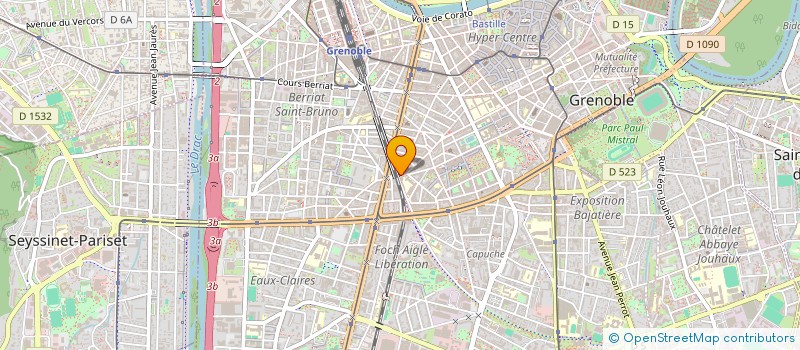 localisation de l'entreprise MONSIEUR THOMAS DOUADY à GRENOBLE