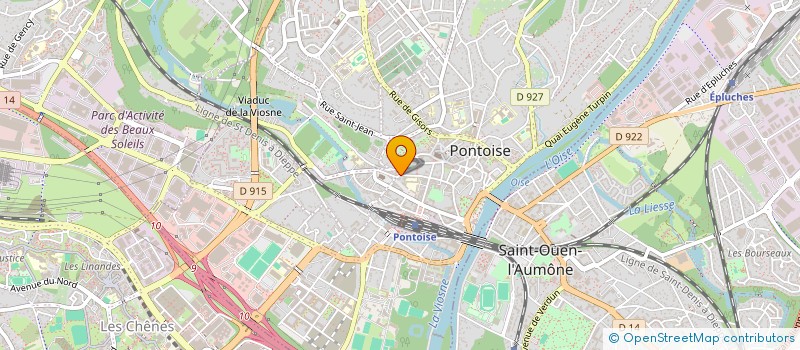 localisation de l'entreprise MONSIEUR THOMAS DOUBLET  PONTOISE