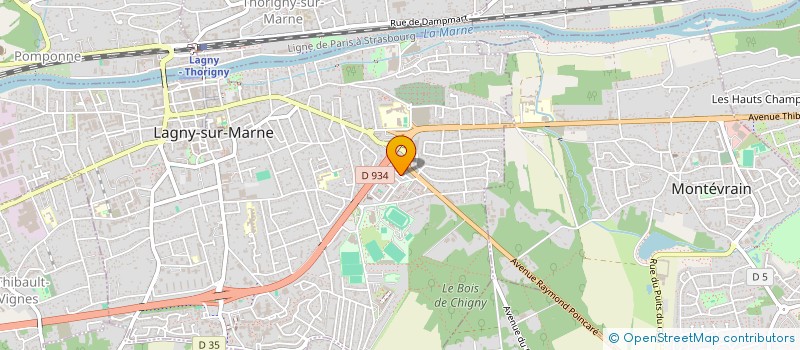 localisation de l'entreprise MONSIEUR THOMAS DOUDOU  LAGNY-SUR-MARNE