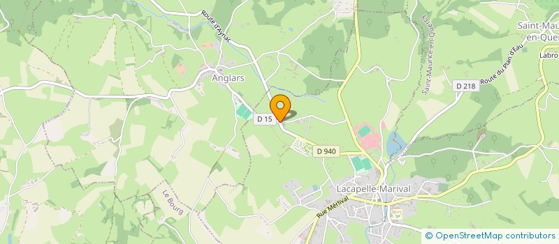 localisation de l'entreprise MONSIEUR THOMAS DOYENNETTE  LACAPELLE-MARIVAL